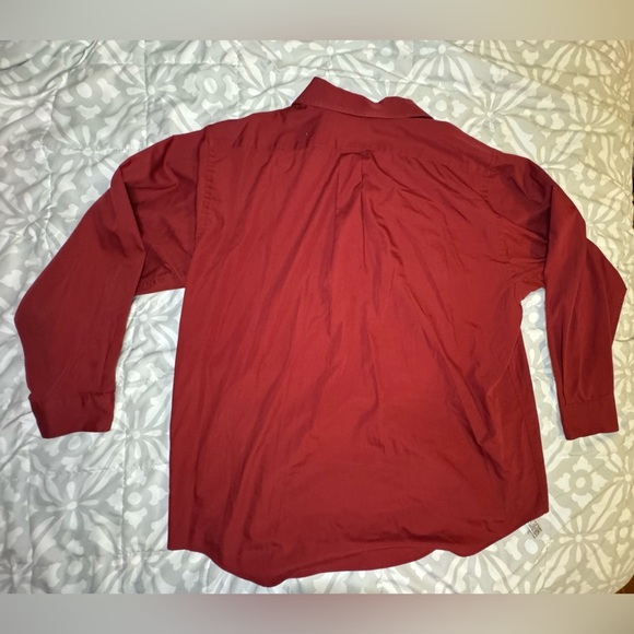 Men's Burgundy Shirt Van Heusen - Picture 3 of 3